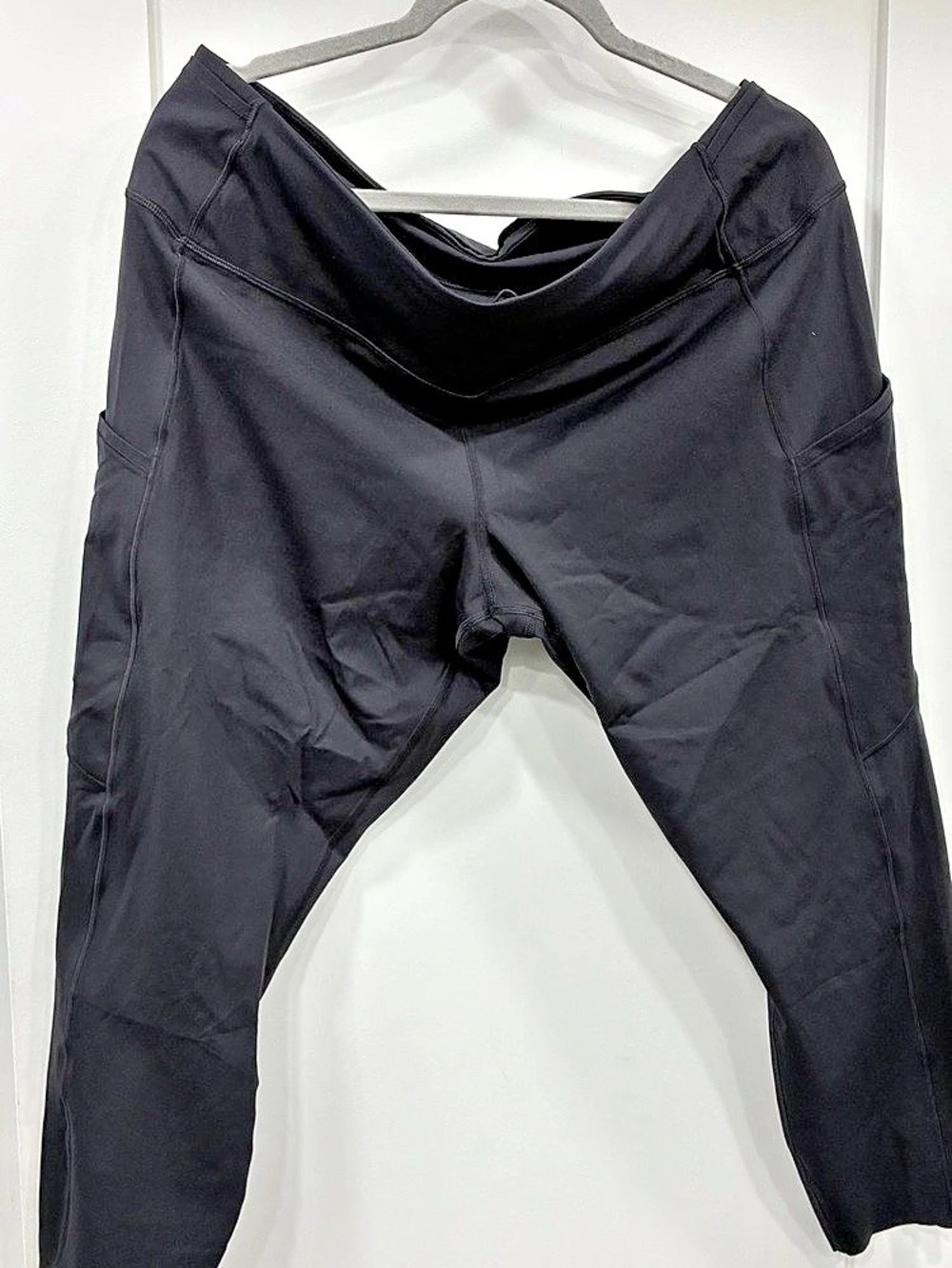 lululemon Fast and Free High-Rise Tight 25" Black Leggings size 20